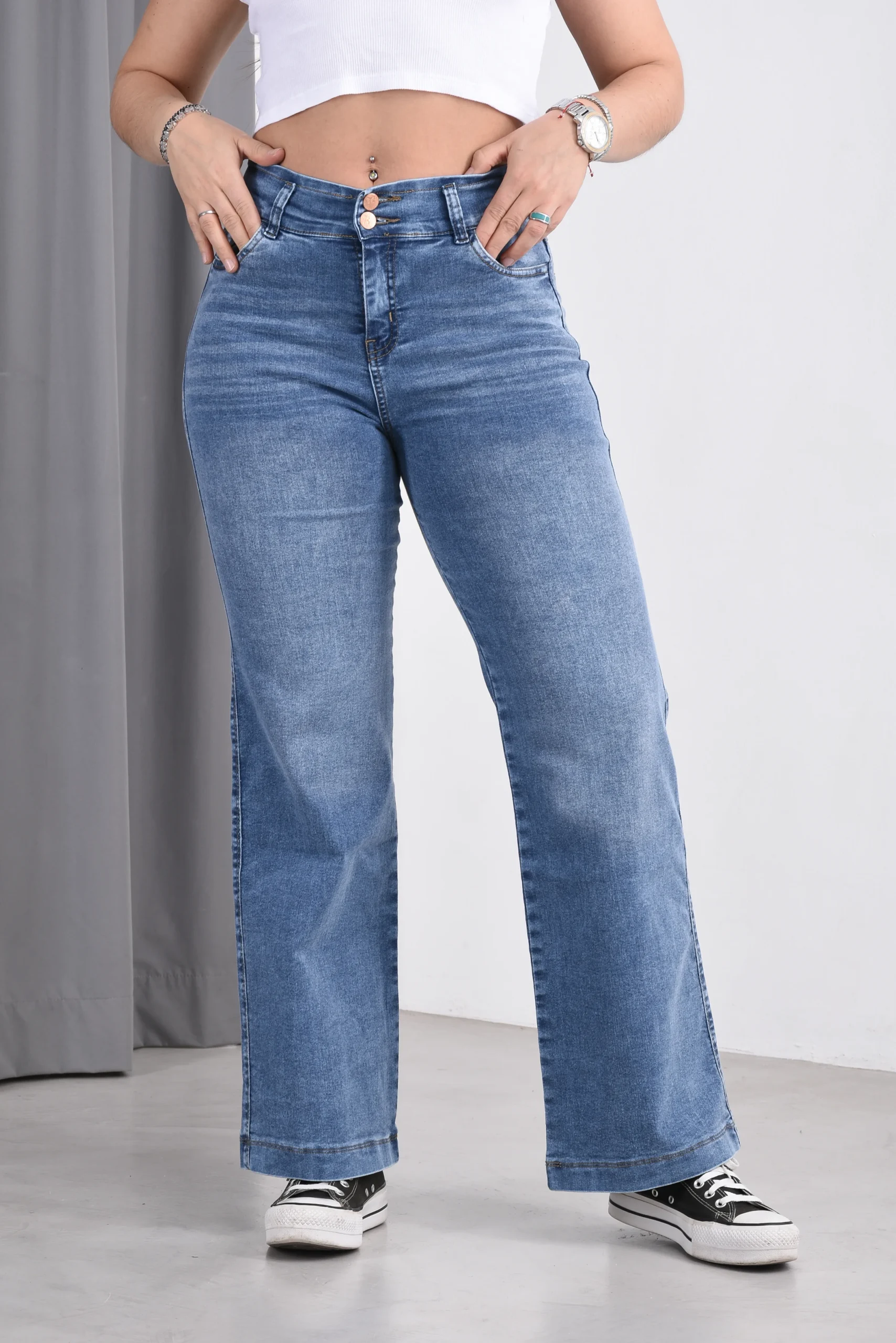 Alternative view of ART. MARTINA | WIDE LEG ELASTIZADO