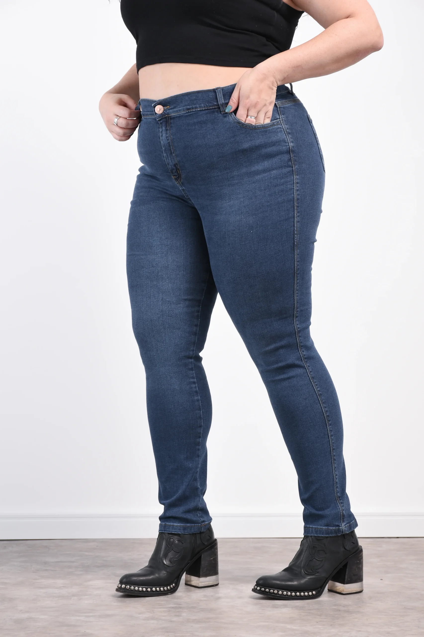 ART. RINA | JEAN AZUL INDIGO ELASTIZADO - Imagen 7