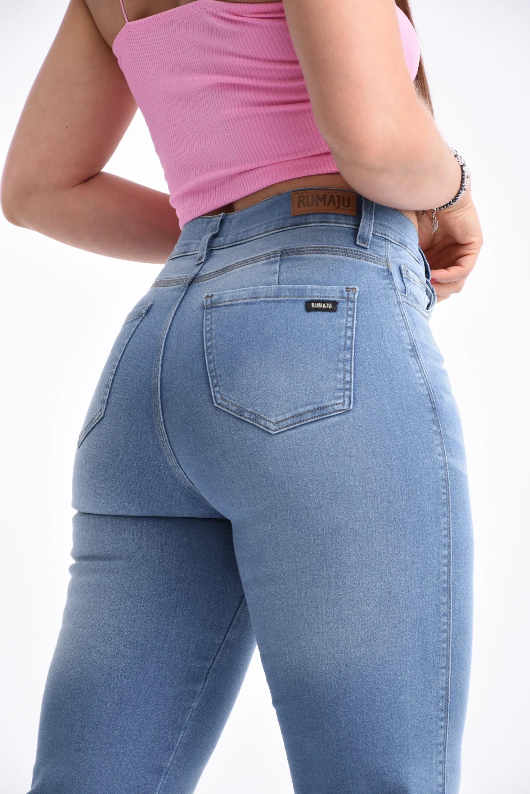 ART. CIELO | WIDE LEG CELESTE ELASTIZADO - Imagen 5