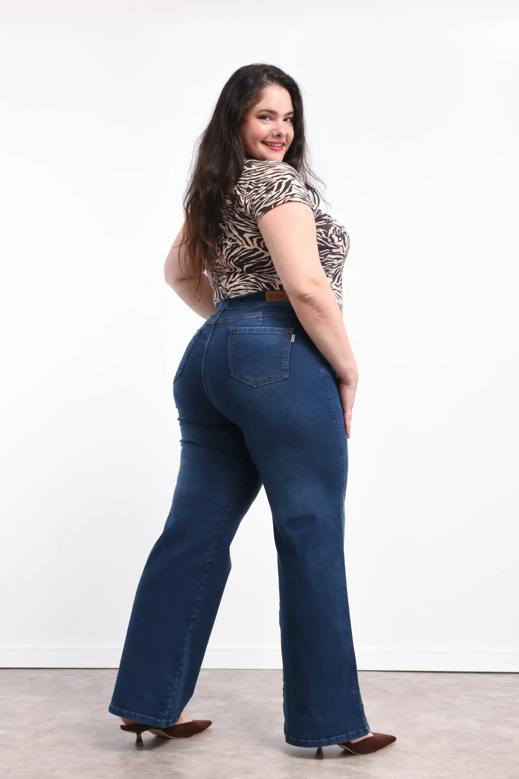 ART. ALEXA | WIDE LEG AZUL LOCALIZADO ELASTIZADO - Imagen 8