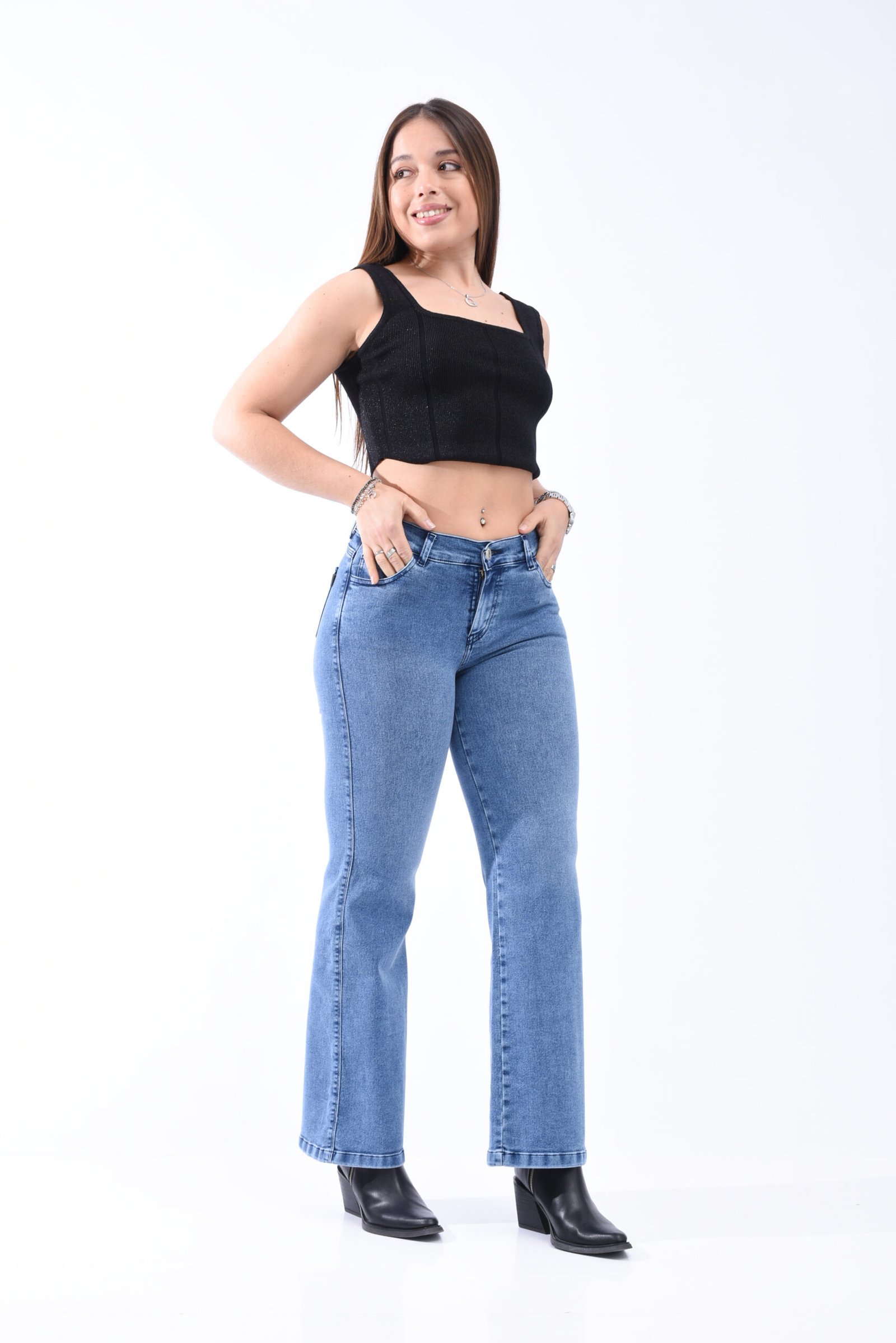 ART. LISA | WIDE LEG NEVADO ELASTIZADO