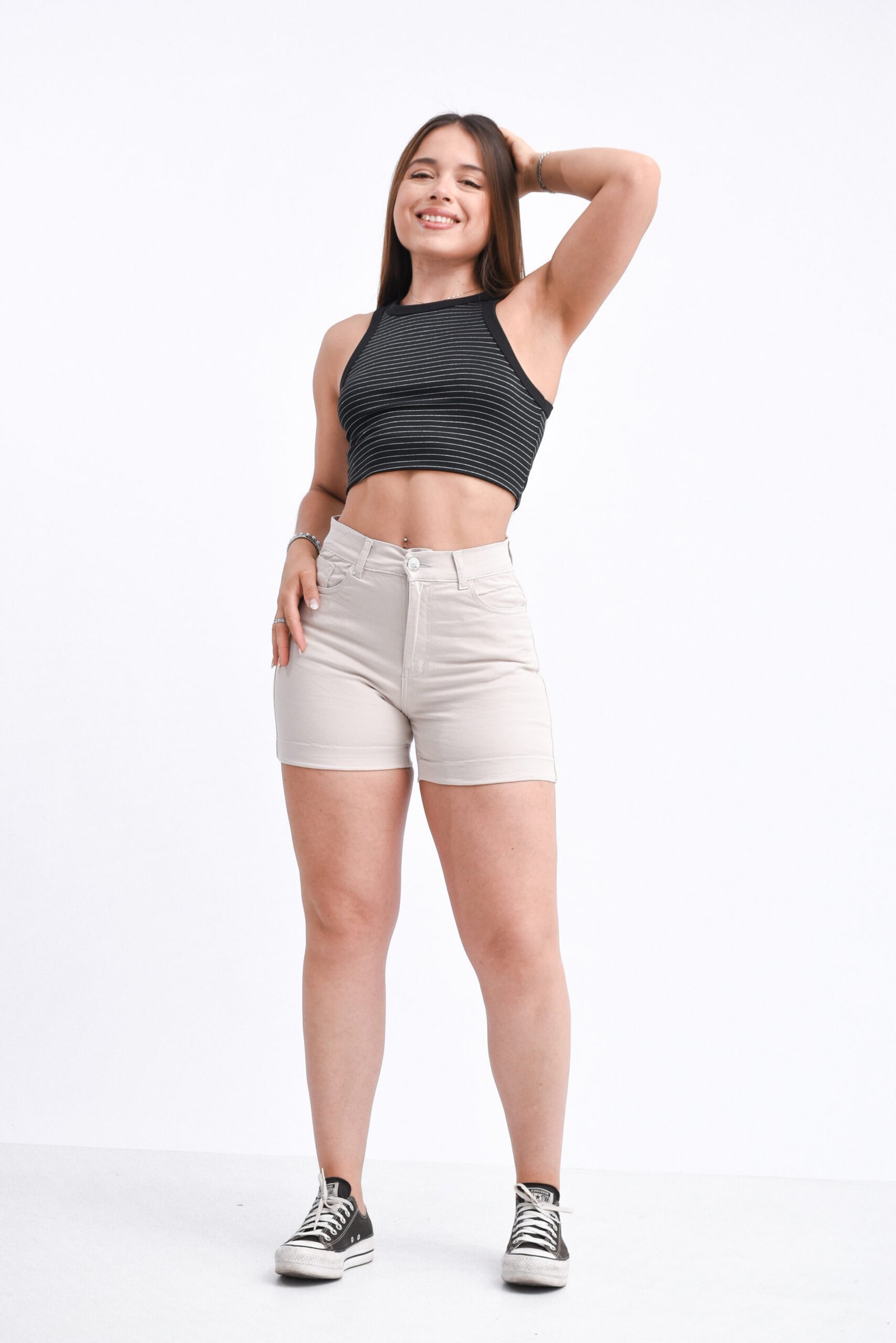 ART. DANA | SHORT CLASICO COLOR TIZA