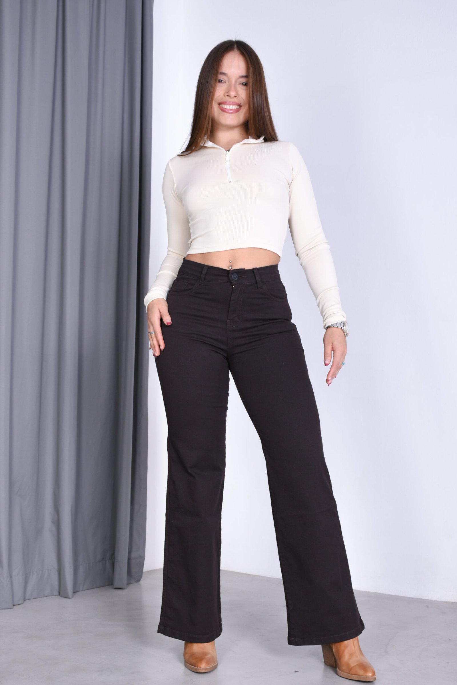 ART. BEILI | WIDE LEG CHOCOLATE