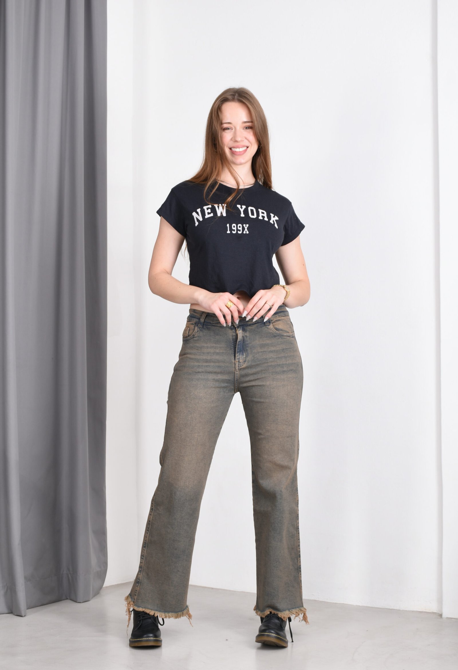 ART. SELENE | WIDE LEG OXIDO MATIZADO