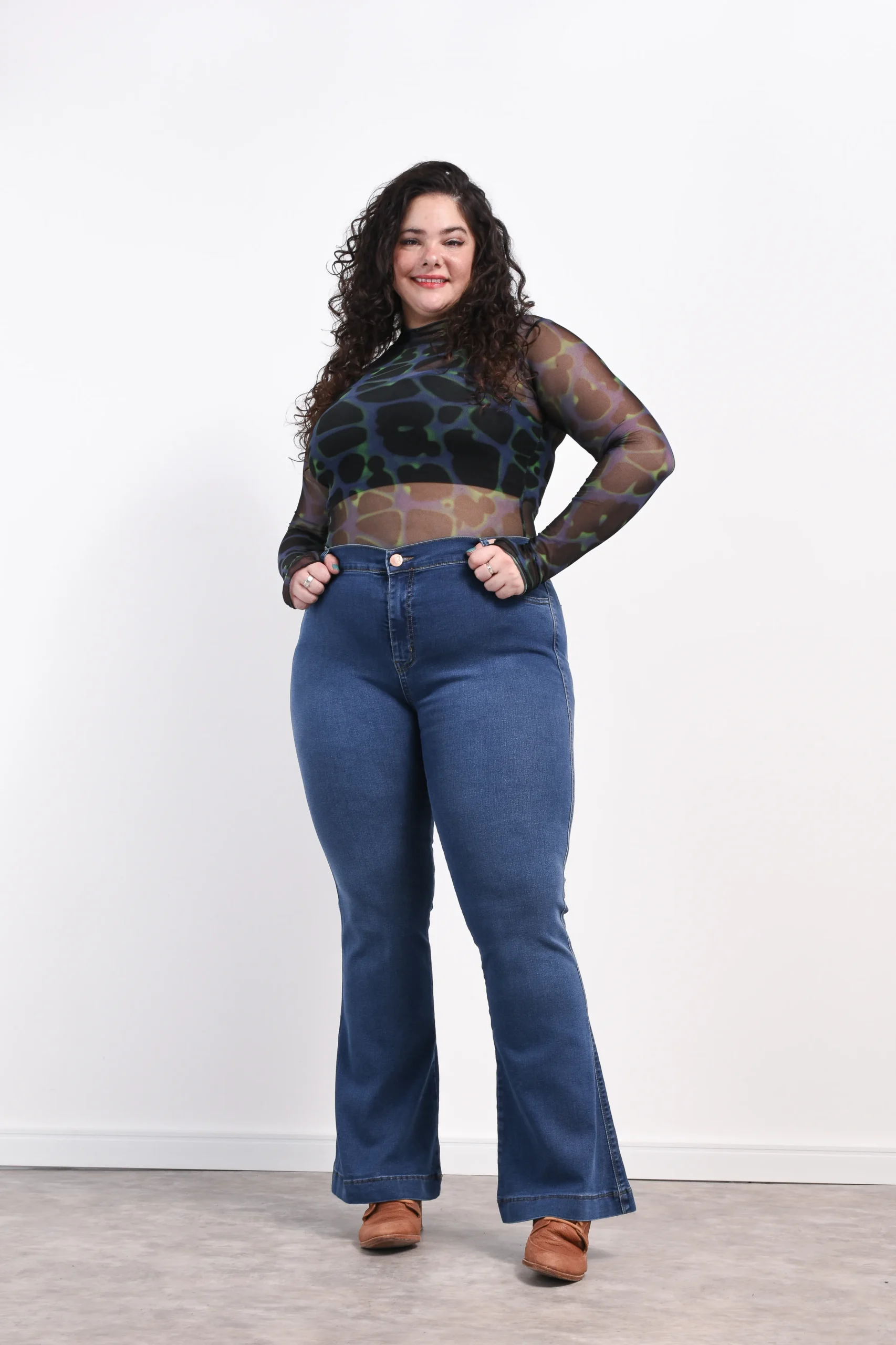 ART. FRANCIIA | OXFORD AZUL ELASTIZADO