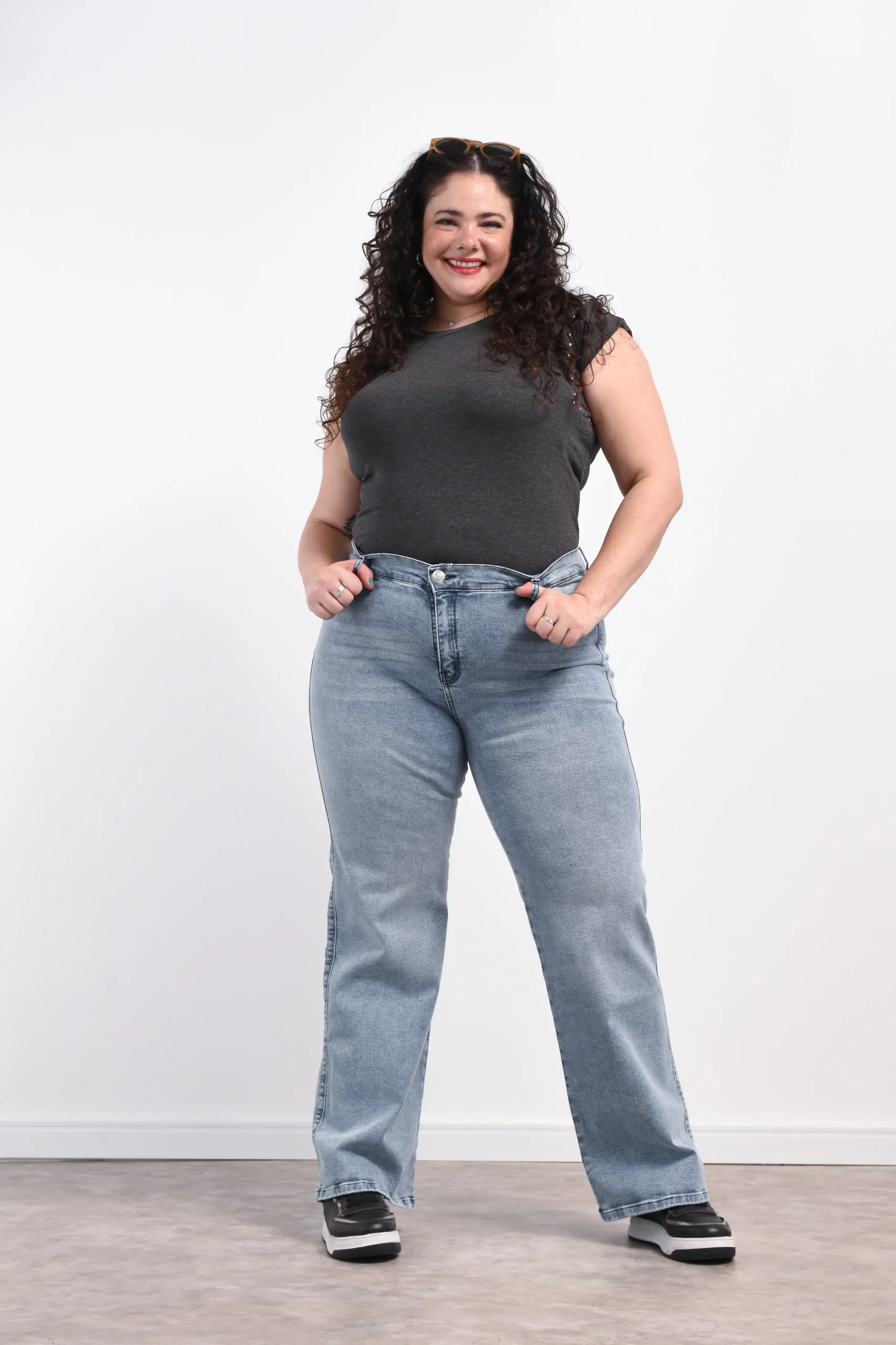 ART. ODALIS | WIDE LEG ELASTIZADO CON BIGOTES