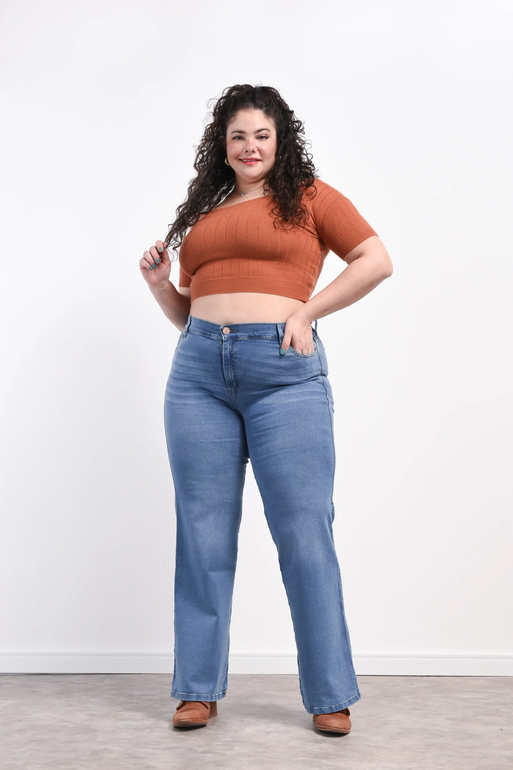 ART. CIELO | WIDE LEG CELESTE  ELASTIZADO