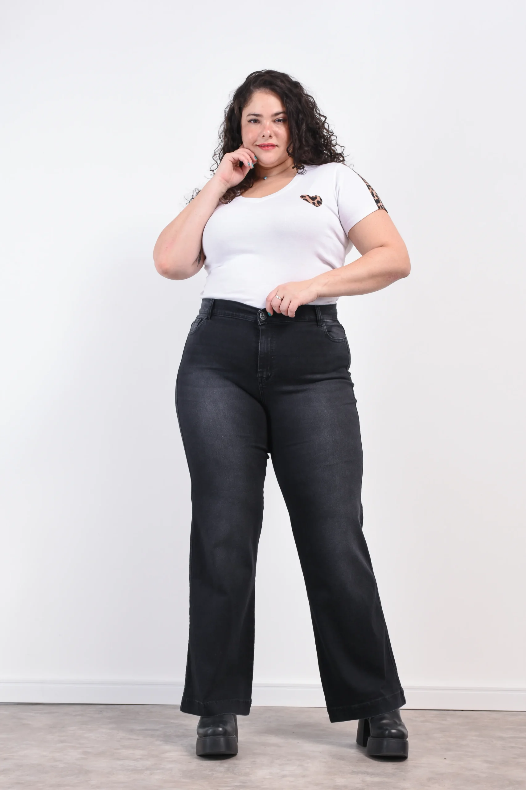 ART. LONDRES | WIDE LEG VINTAGE GRIS HUMO ELASTIZADO - Imagen 6