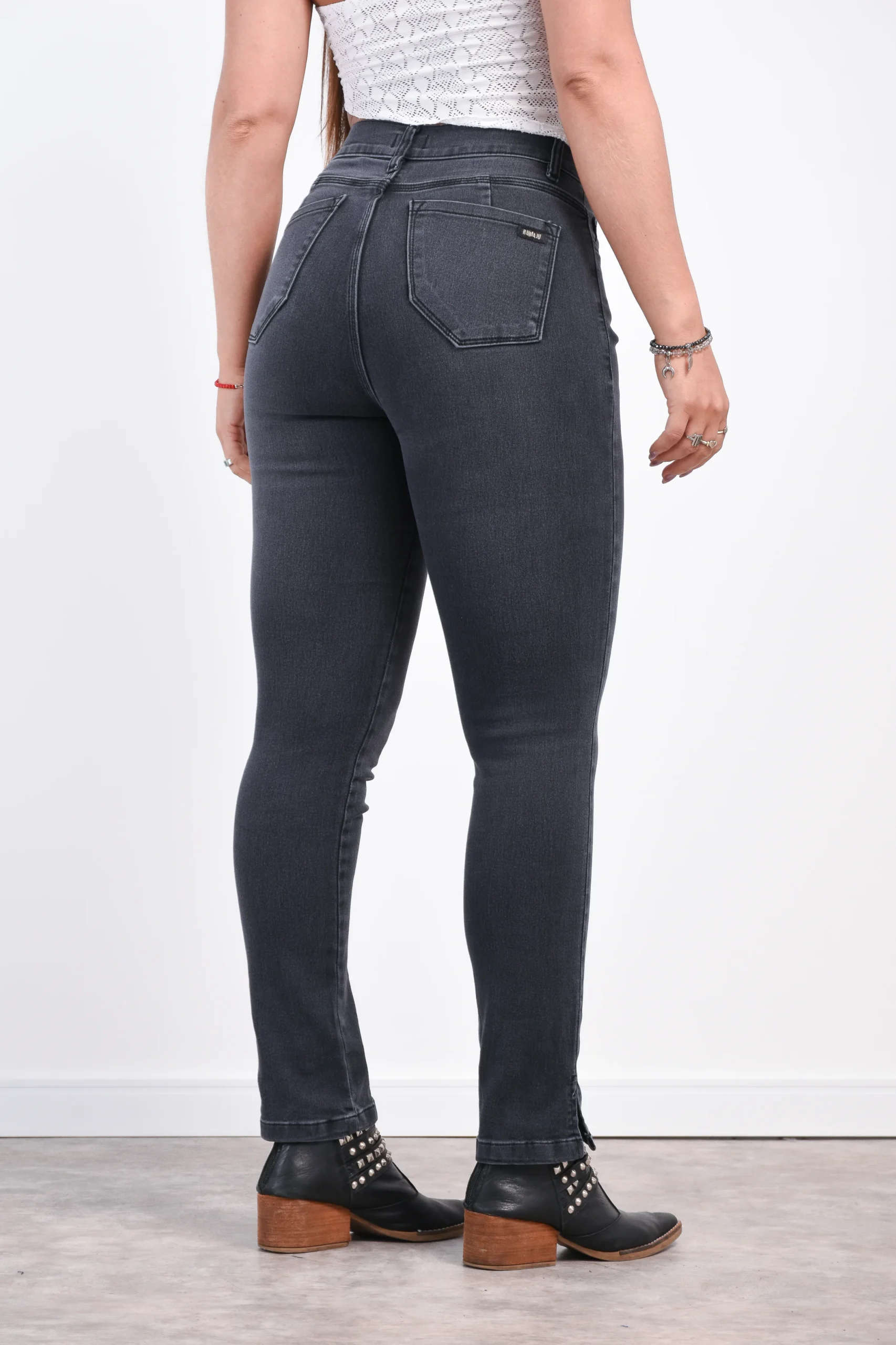 ART. AUSTRIA | JEAN SEMI CHUPIN BLACK ELASTIZADO - Imagen 3