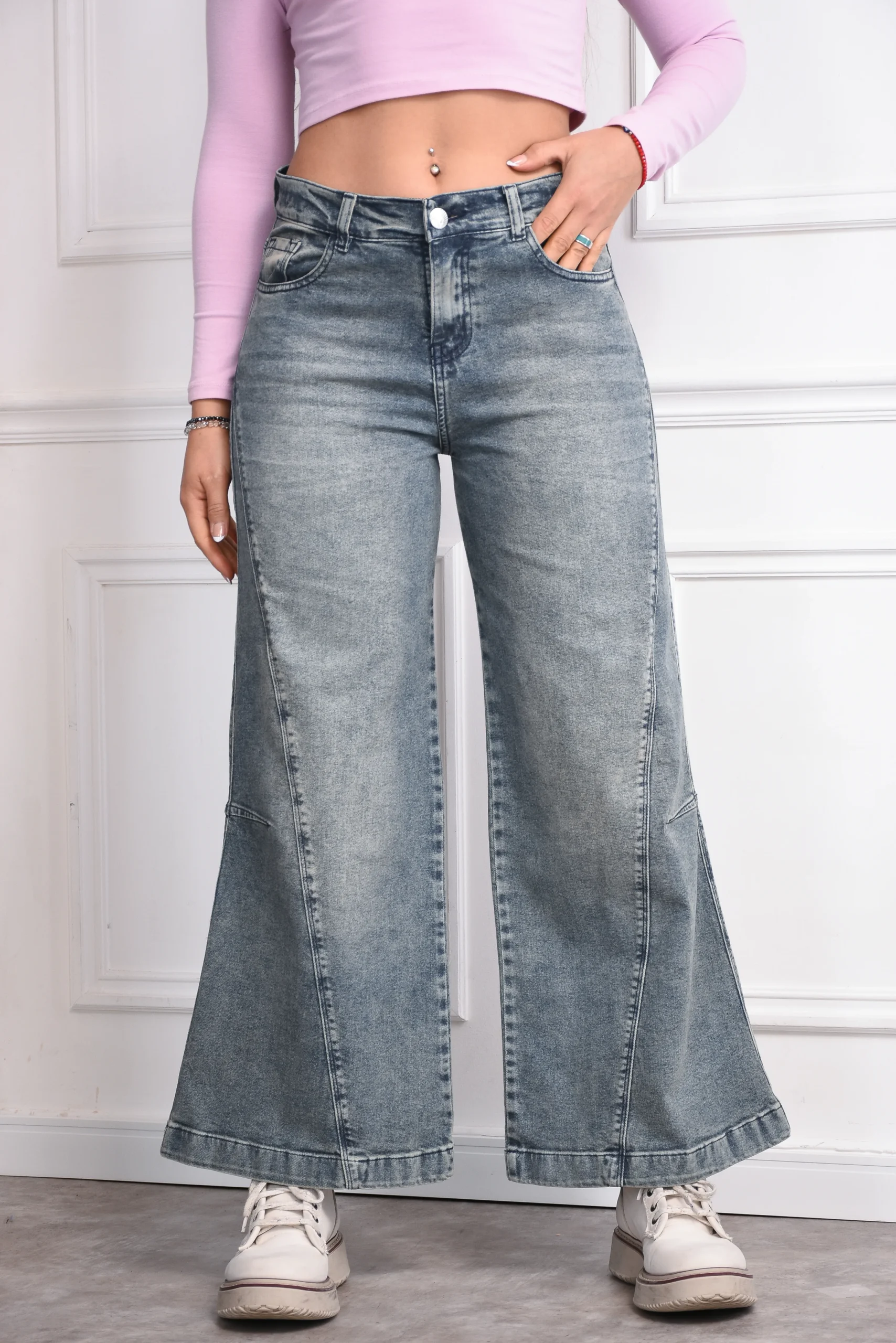 Calce amplio wide leg Alaska talle 38 al 52