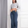Jean Wide Leg modelo Venecia color óxido tiro alto